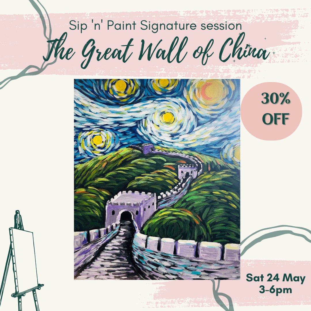 May 24 (Saturday), 3pm-6pm: The Great Wall of China