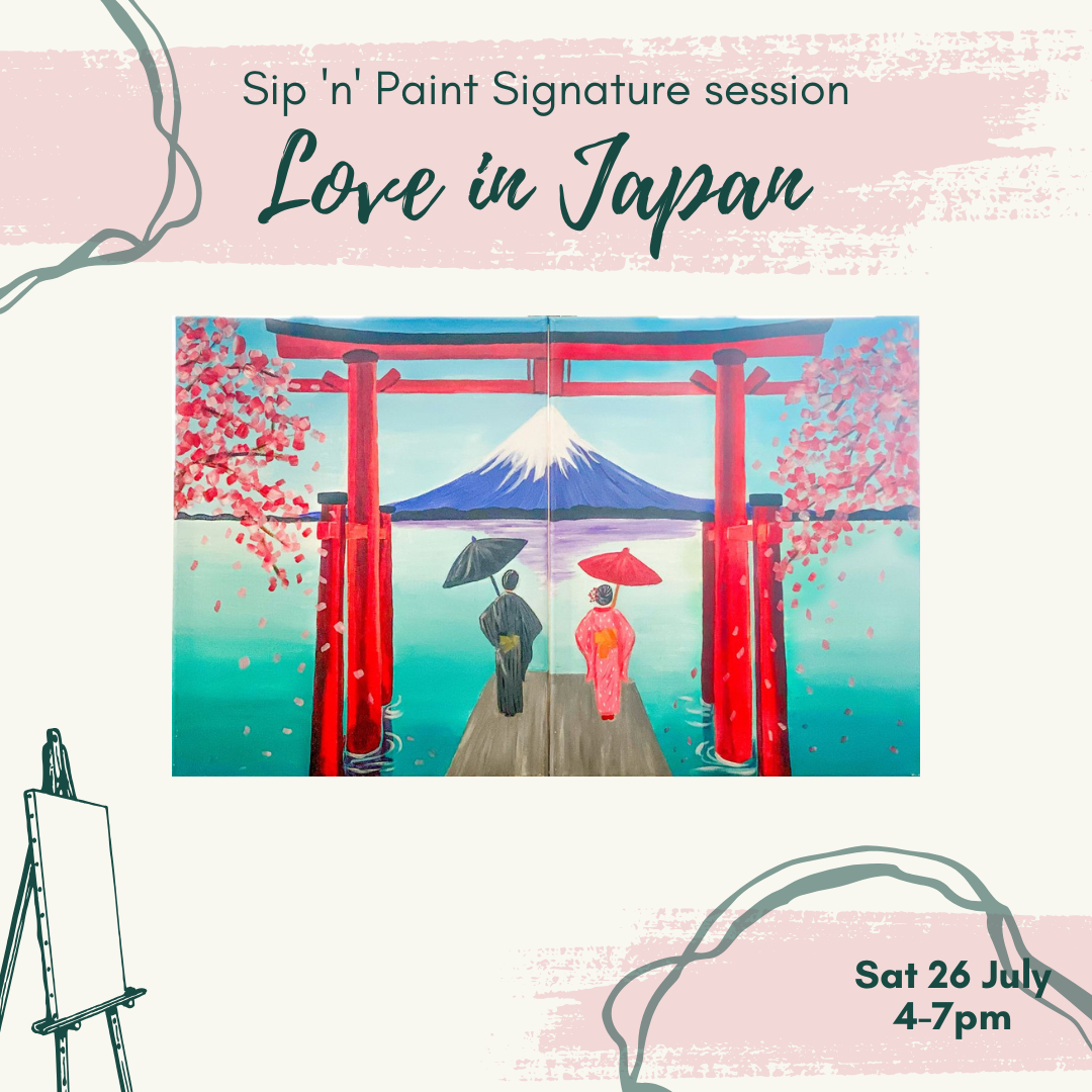 July 26 (Saturday), 4-7pm : Love in Japan (Pairs)
