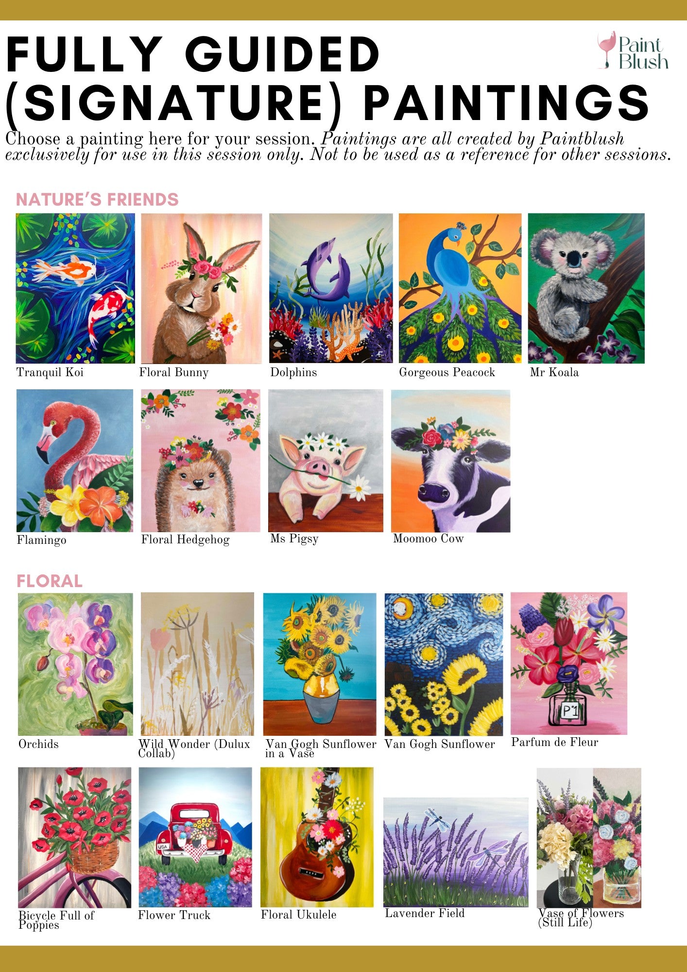 Art Jamming Sip n Paint - Fully Guided (Signature)