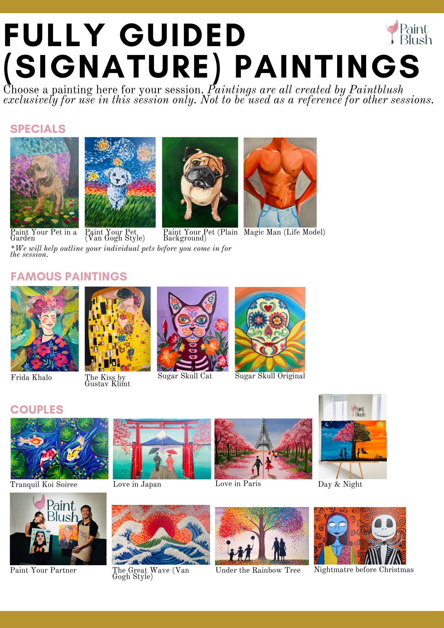 Art Jamming Sip n Paint - Fully Guided (Signature)