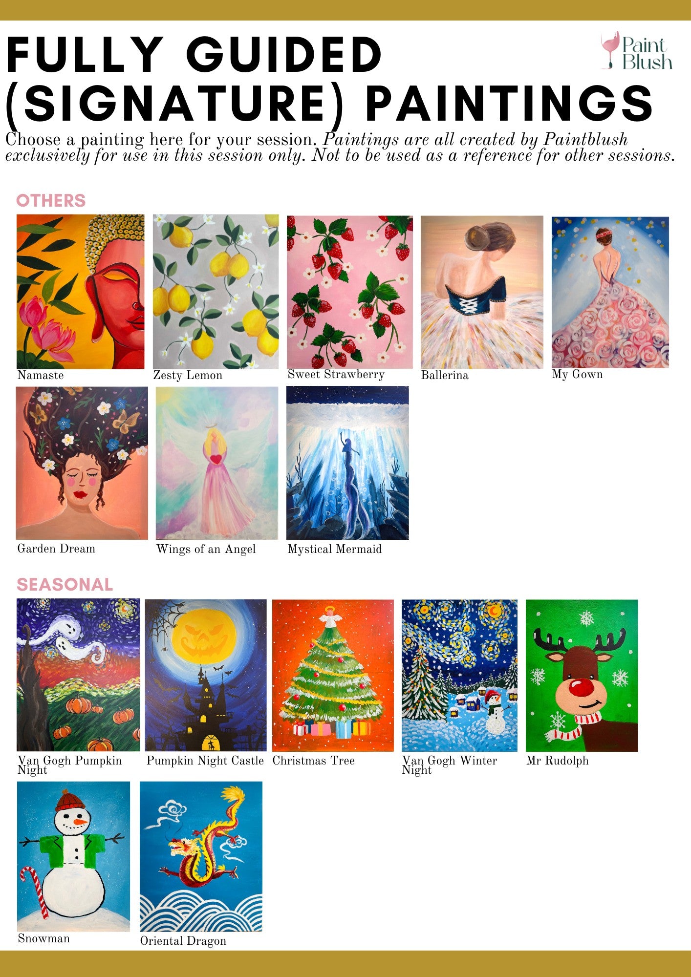 Art Jamming Sip n Paint - Fully Guided (Signature)