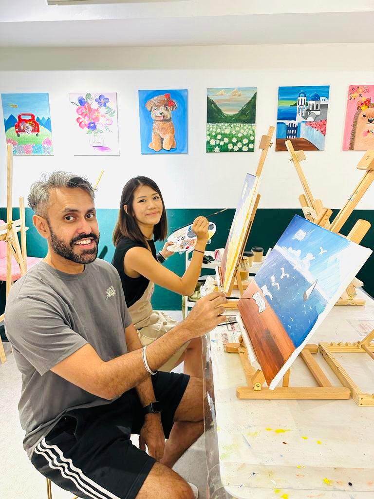 Art Jamming Sip n Paint - Soft Verbal Guided