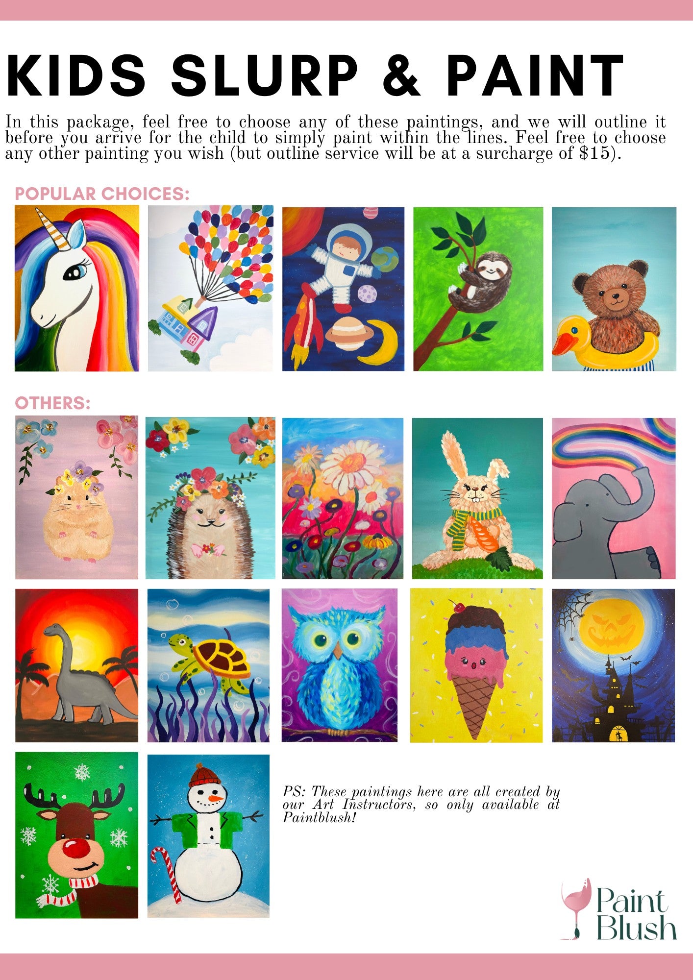 Kids' Slurp 'N' Paint